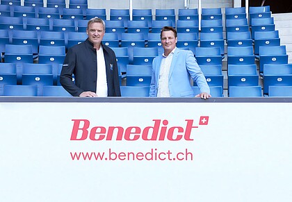 Im Ufgebot – Benedict ist weiterhin offizieller Bildungspartner des FC Luzern