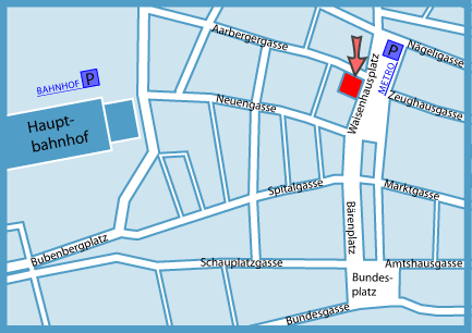 Lageplan Benedict-Schule Bern